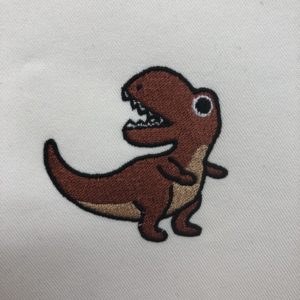恐竜　刺繡